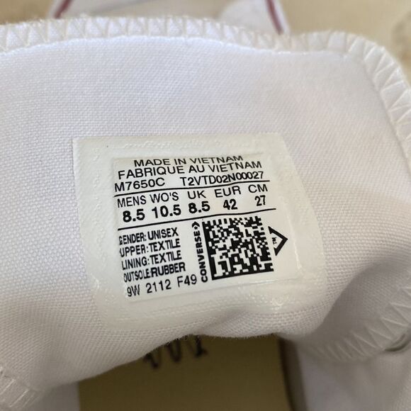 Converse High Tops Rare Limited Edition JFCNO Francophone Games - As New Unisex - Picture 15 of 15